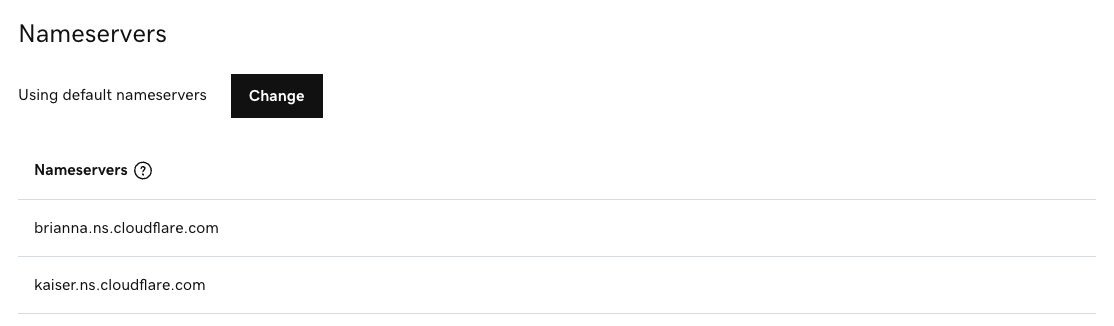 Alternative nameserver configuration on GoDaddy